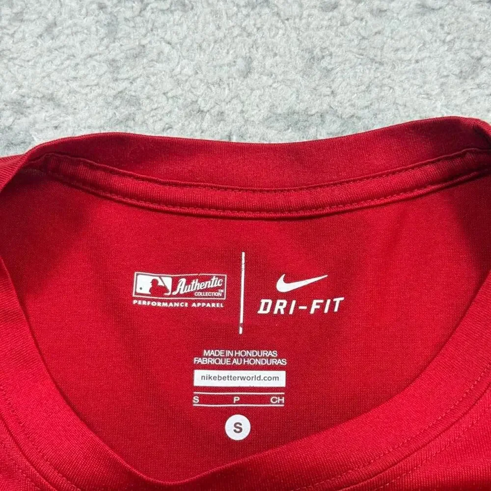 Nike dri fit STL St. Louis Cardinals red baseball t-shirt. Size small